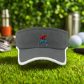 Club Thrower Pop Art Visor in Dark Grey