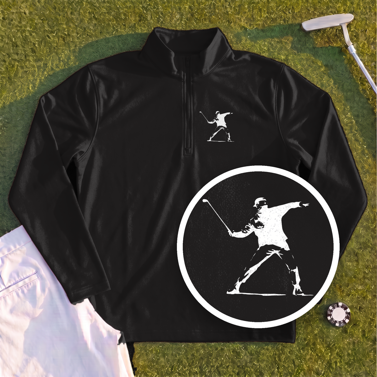 Club Thrower Quarter Zip