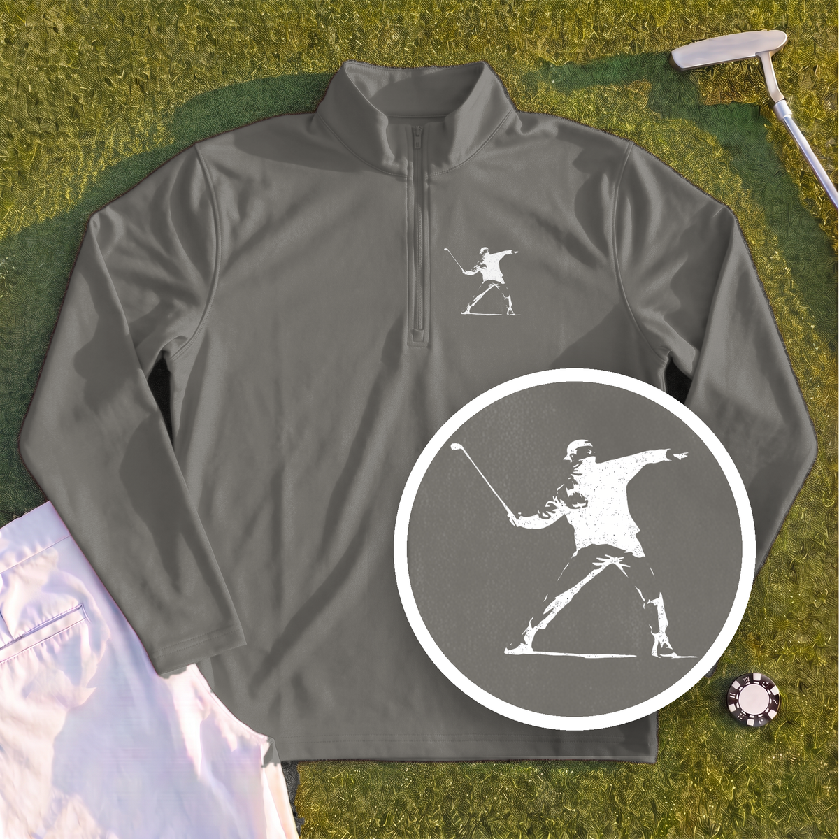 Club Thrower Quarter Zip