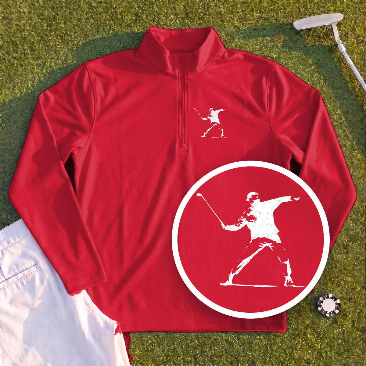 Club Thrower Quarter Zip
