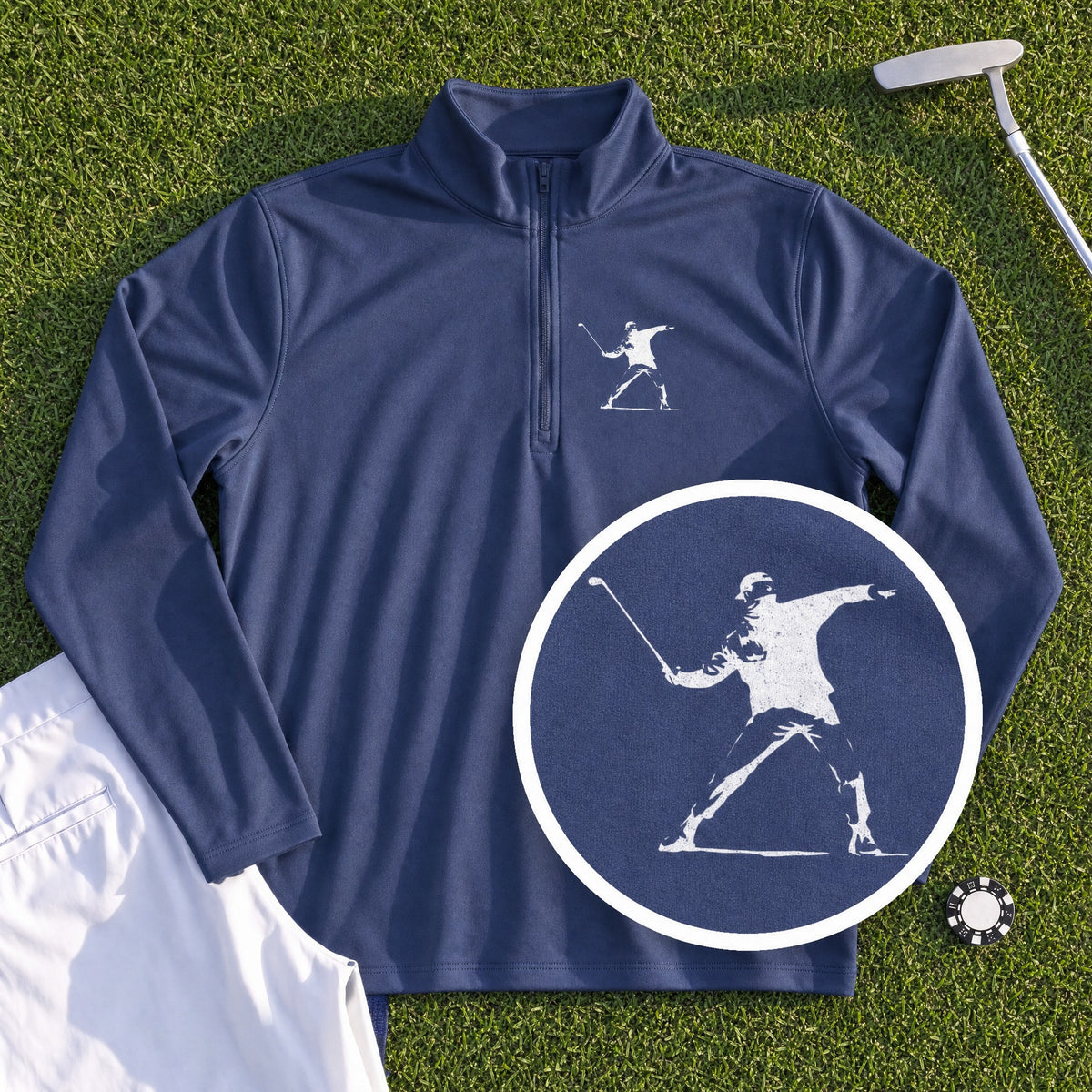 Club Thrower Quarter Zip