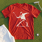 Club Thrower Red Bandana Tee