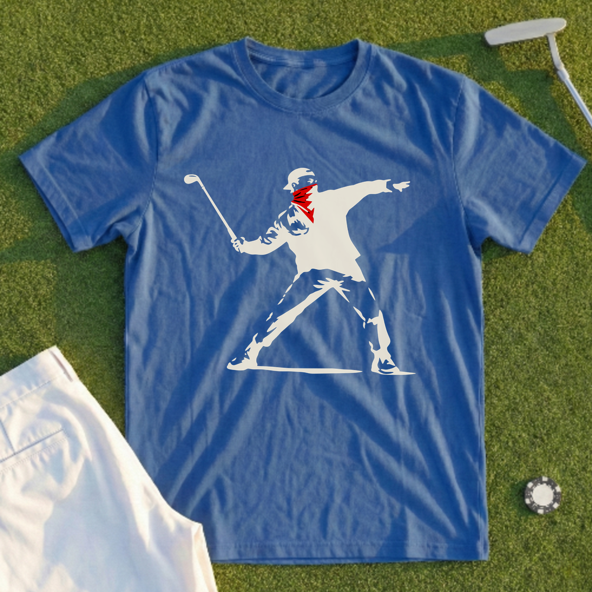 Club Thrower Red Bandana Tee