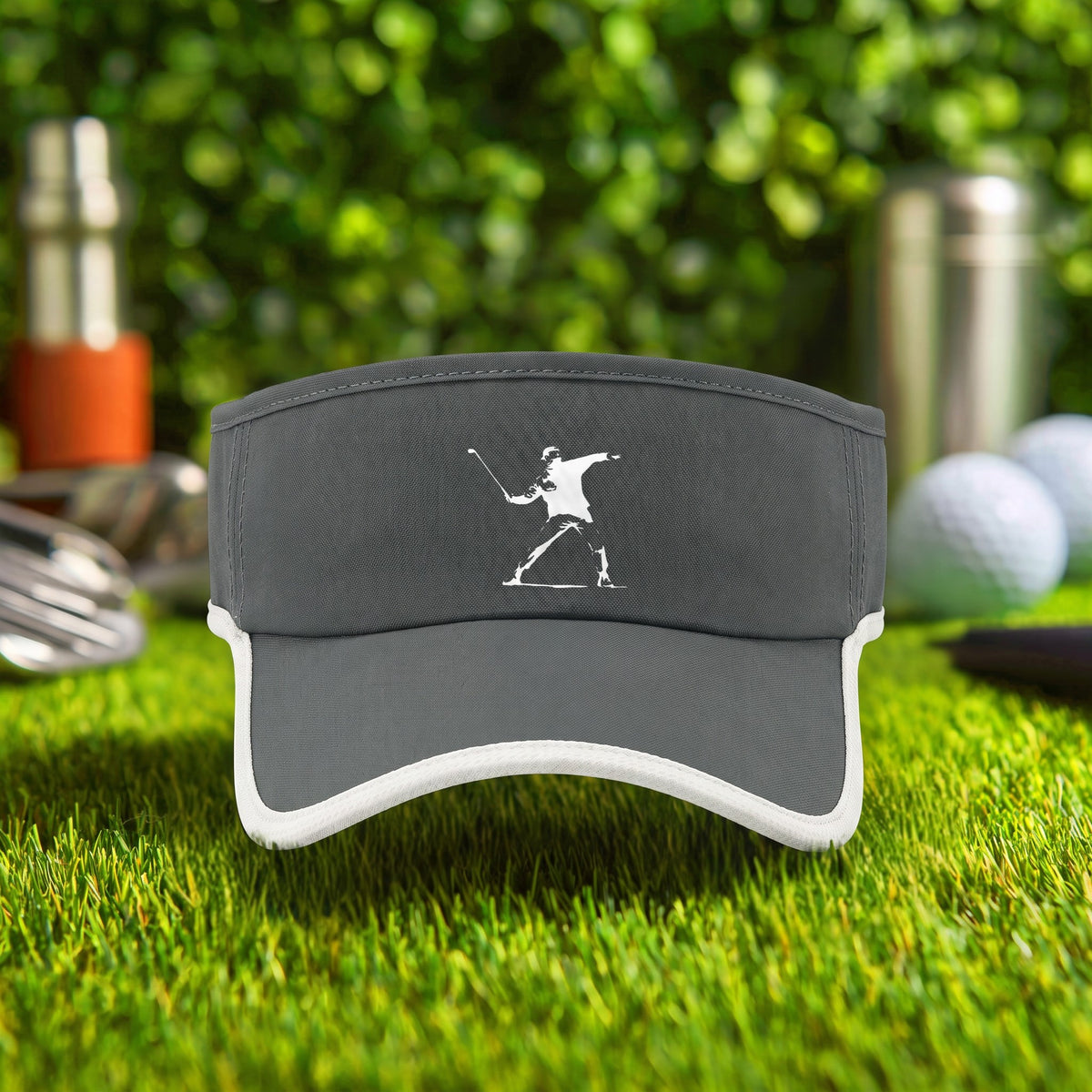 Club Thrower Visor in Dark Grey