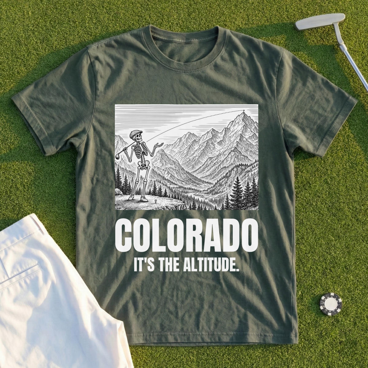 Colorado It's The Altitude Tee