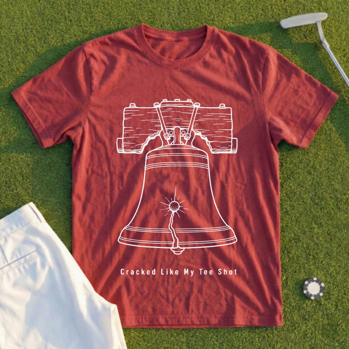 Cracked Like My Tee Shot Tee