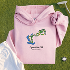 Cypress Point Club Course Map Hoodie
