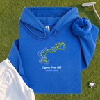 Cypress Point Club Course Map Hoodie