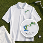 Cypress Point Club Course Map Performance Polo