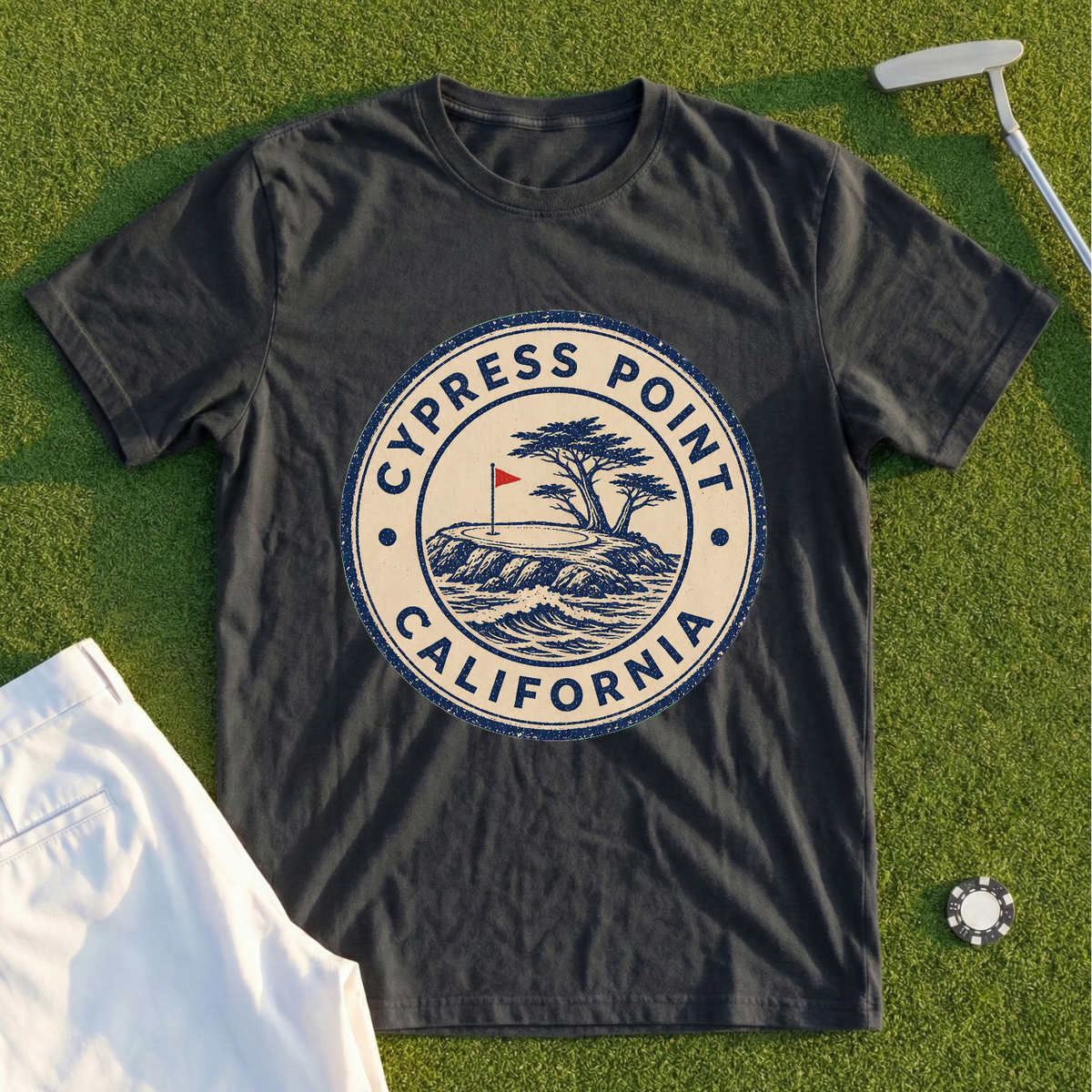 Cypress Point Passport Stamp Tee