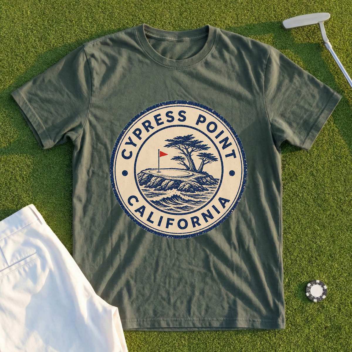 Cypress Point Passport Stamp Tee