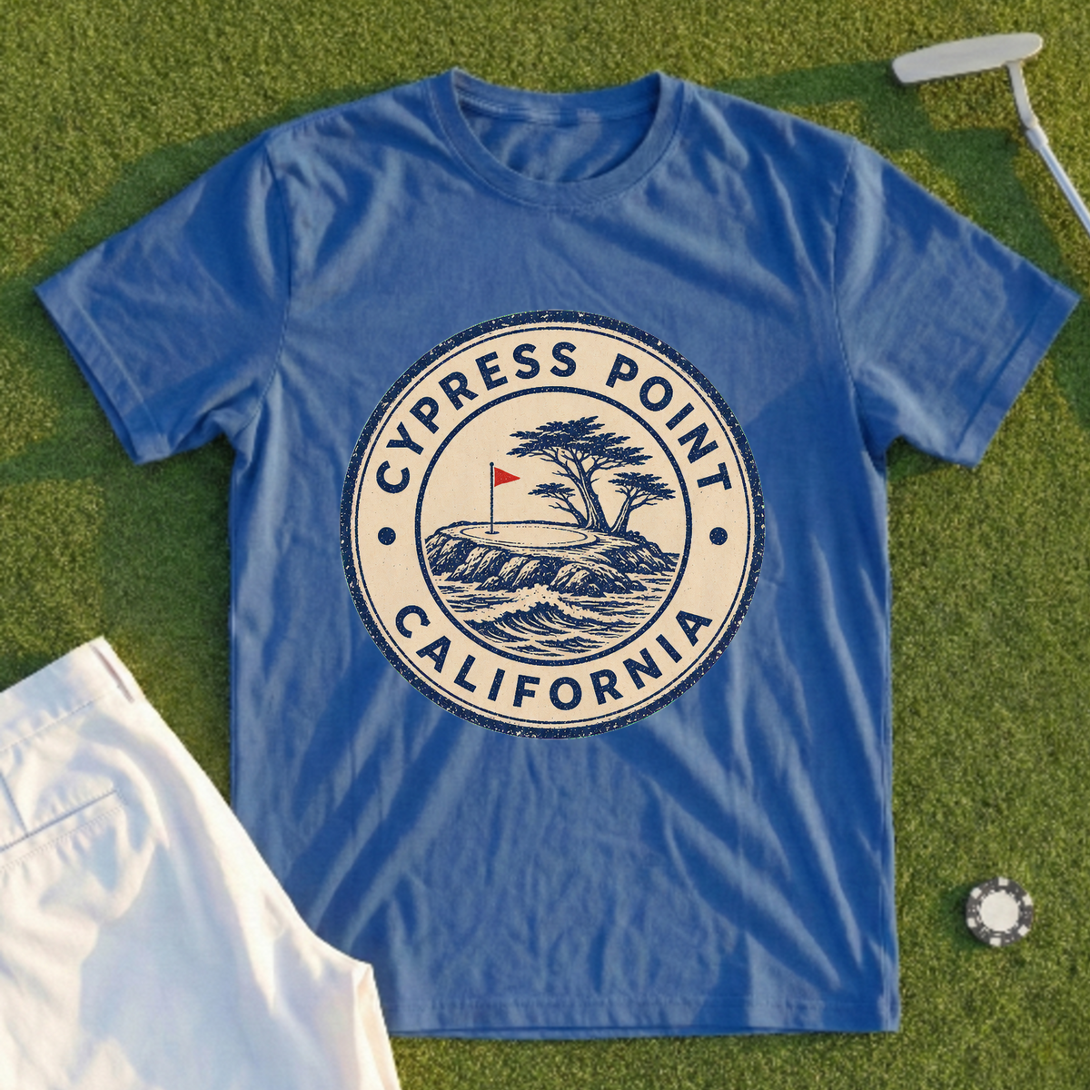 Cypress Point Passport Stamp Tee
