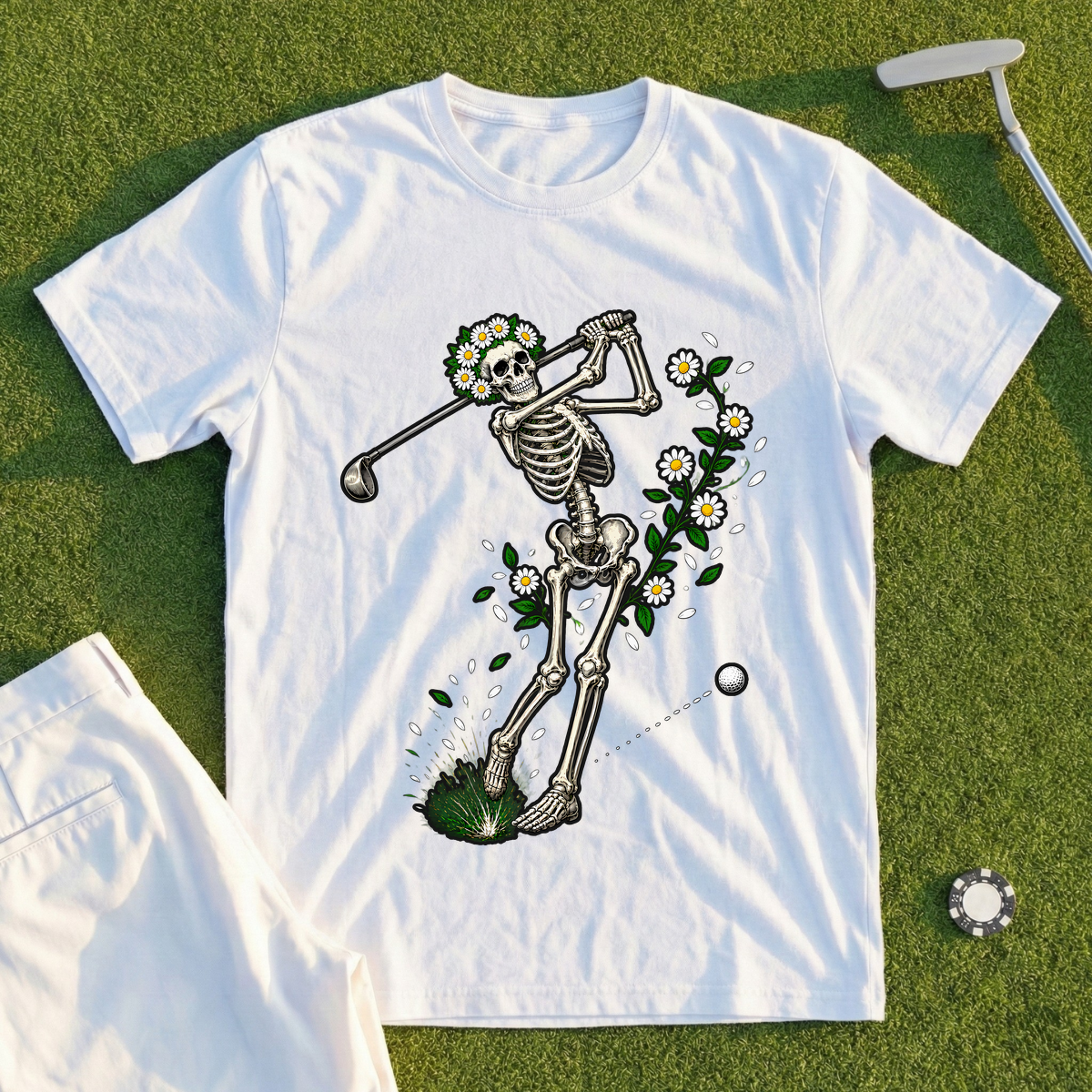Daisy Skeleton Swing Tee