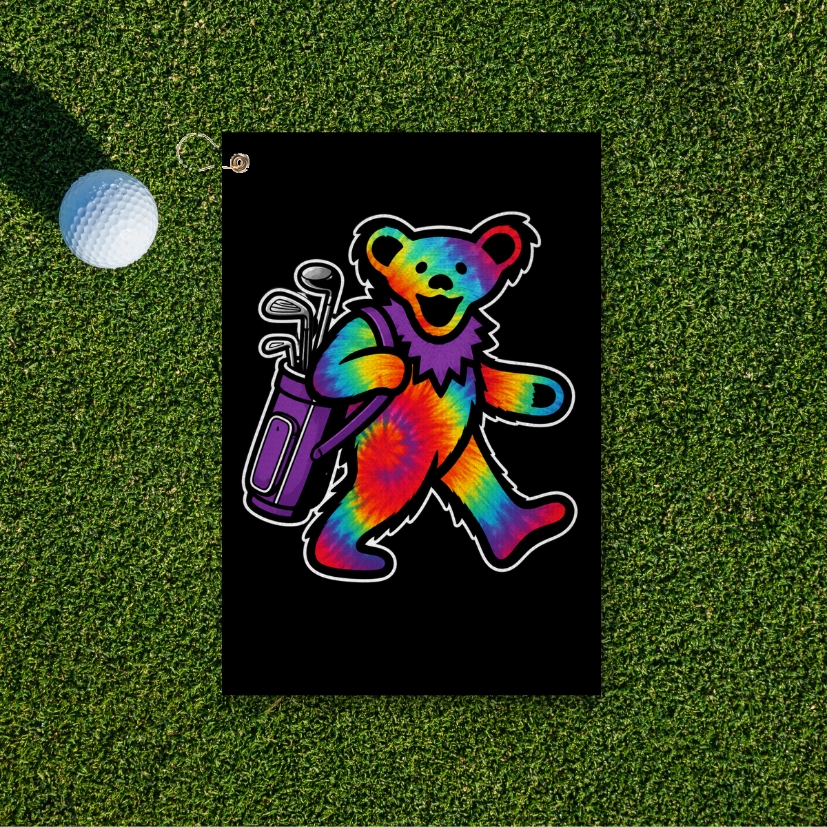 Dancing Bear Golf Towel
