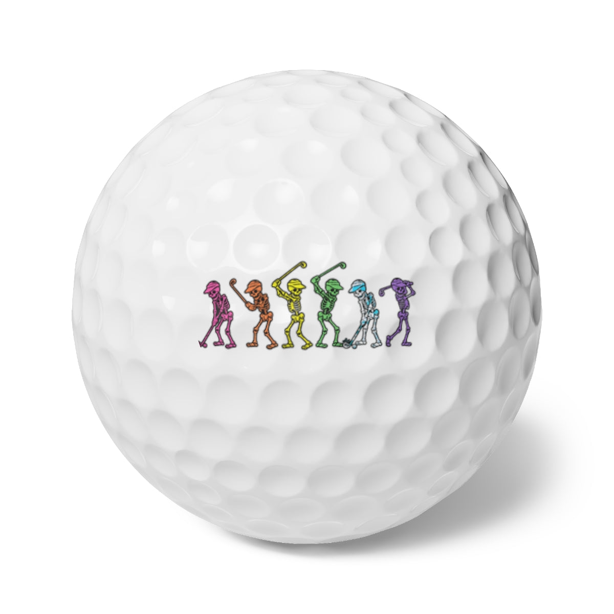 Dancing Skeletons Golf Balls