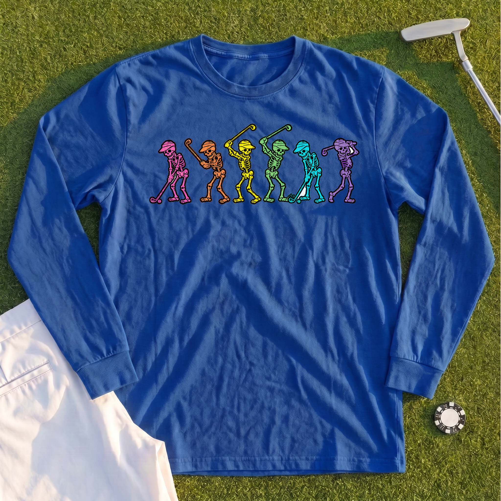 Dancing Skeletons Long Sleeve Tee