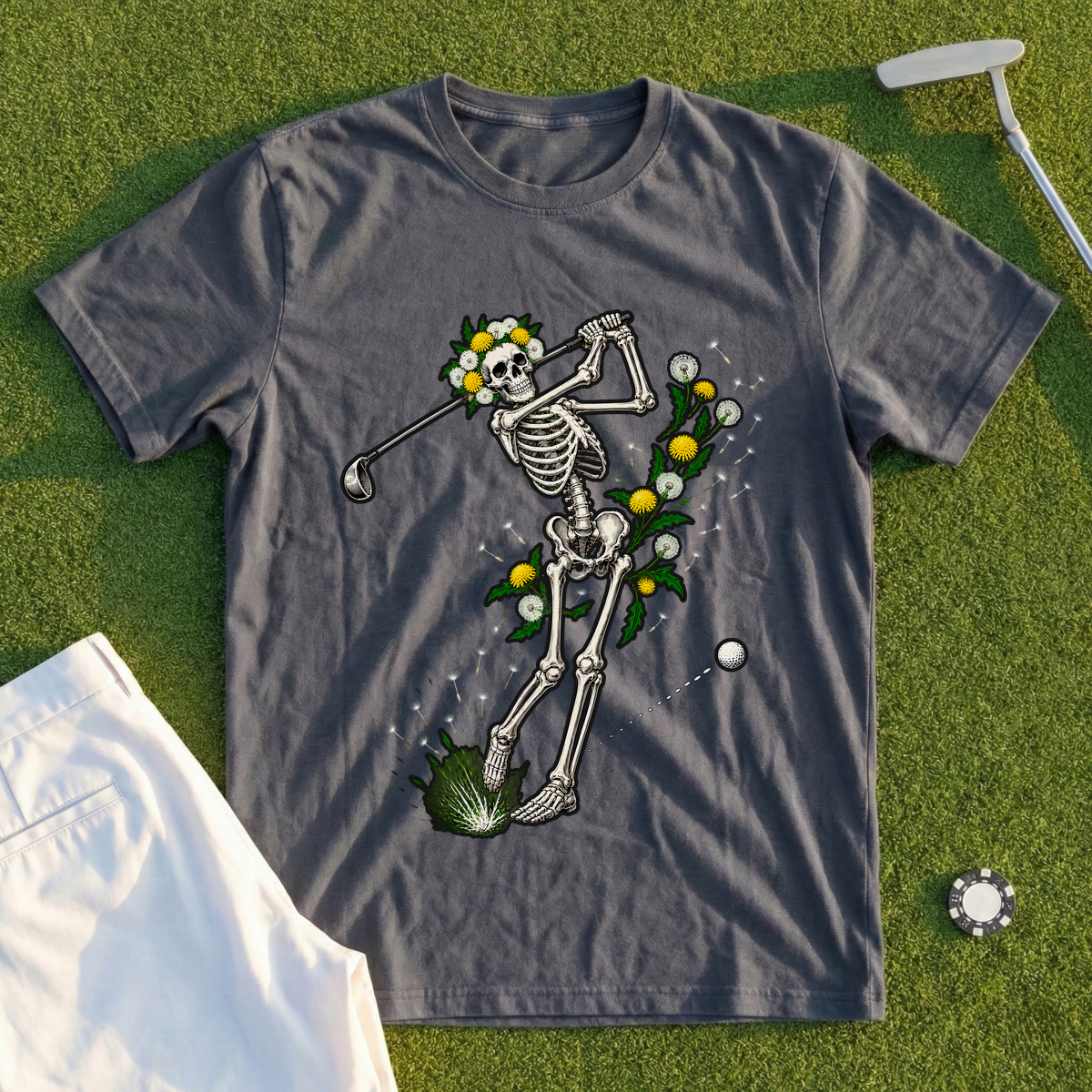 Dandelion Skeleton Swing Tee