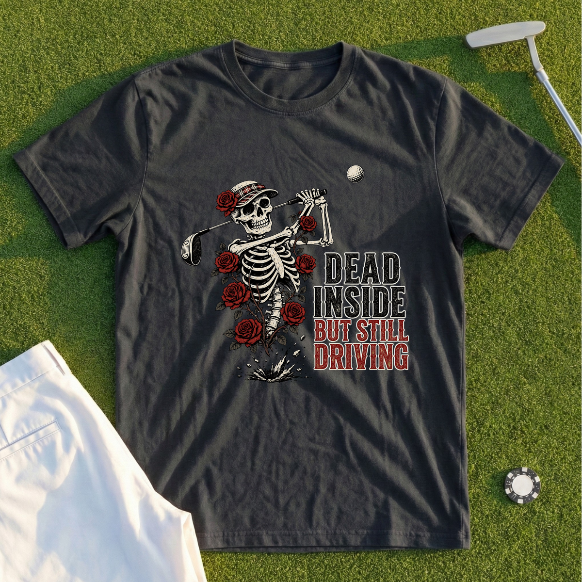 Dead Inside But Still Driving Tee