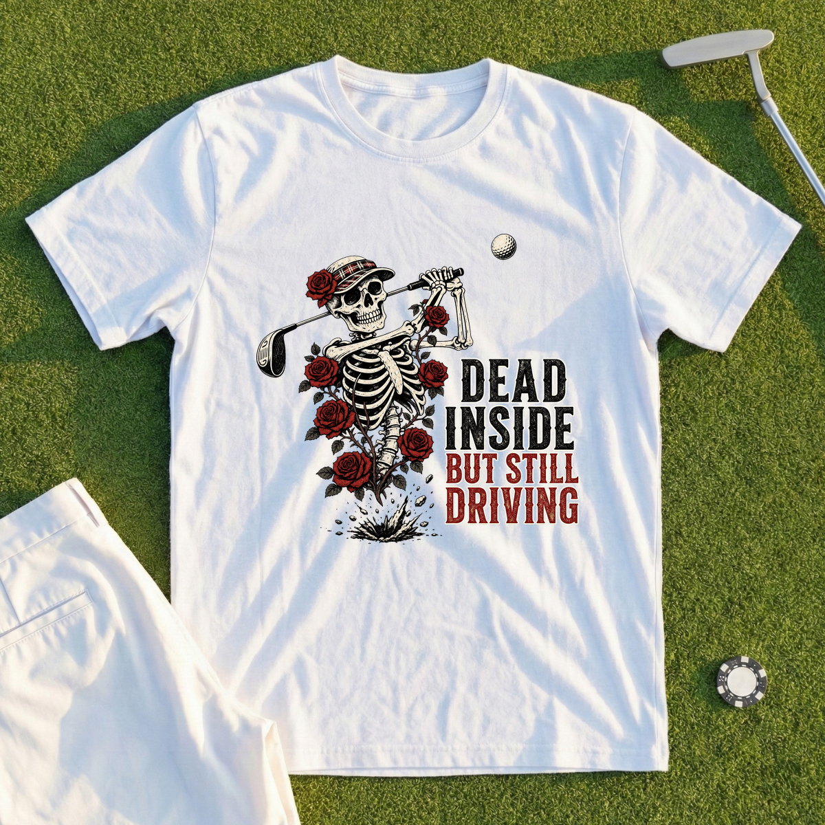 Dead Inside But Still Driving Tee