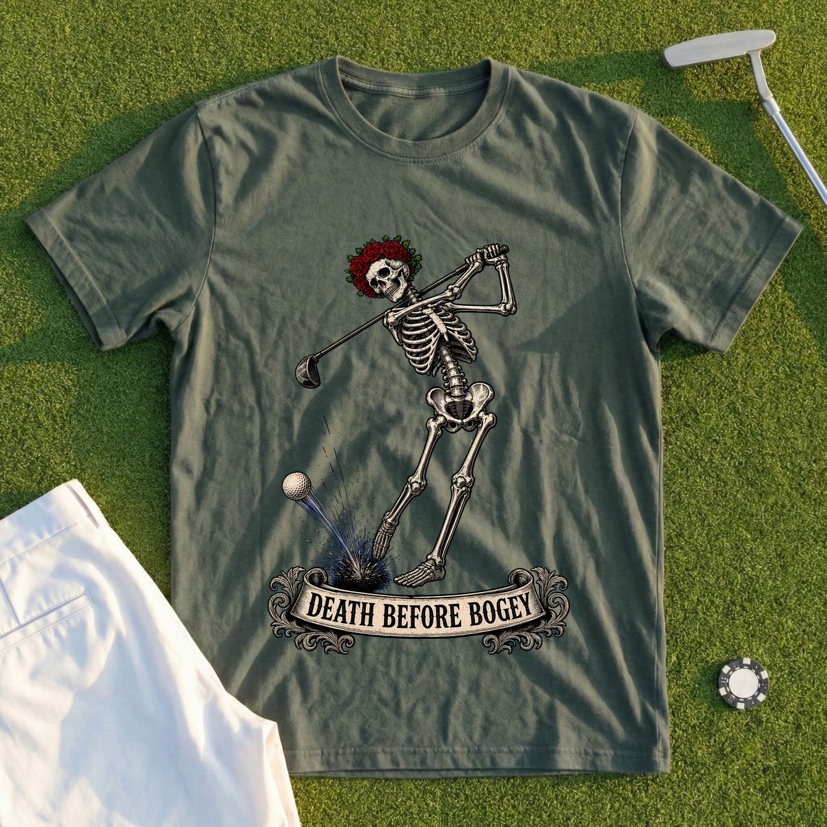 Death Before Bogey Tee