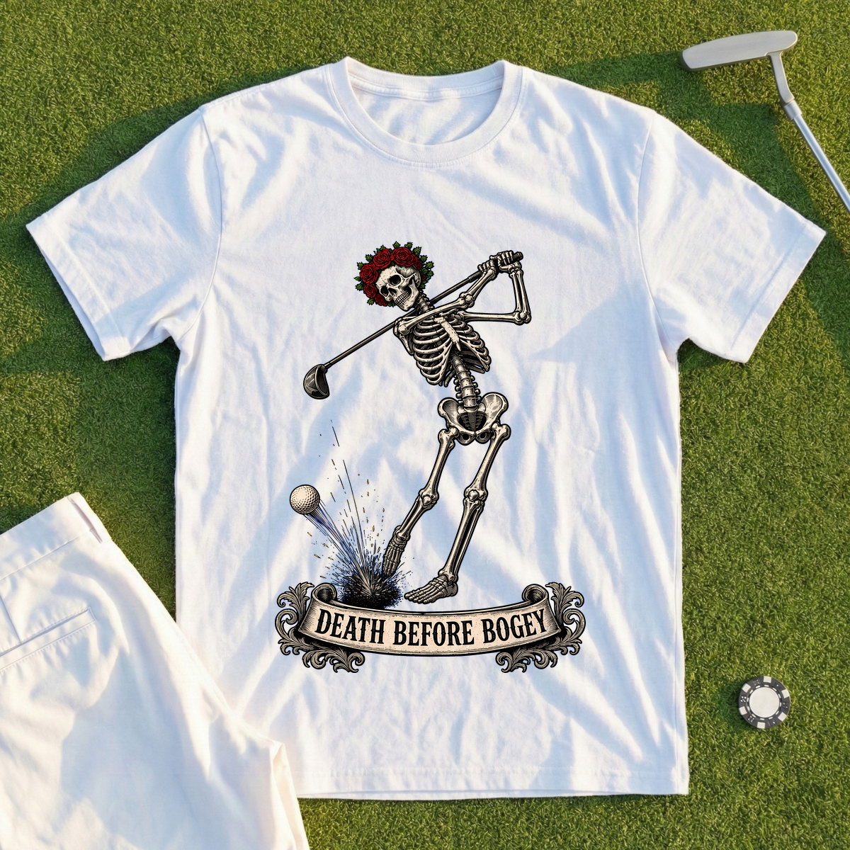 Death Before Bogey Tee