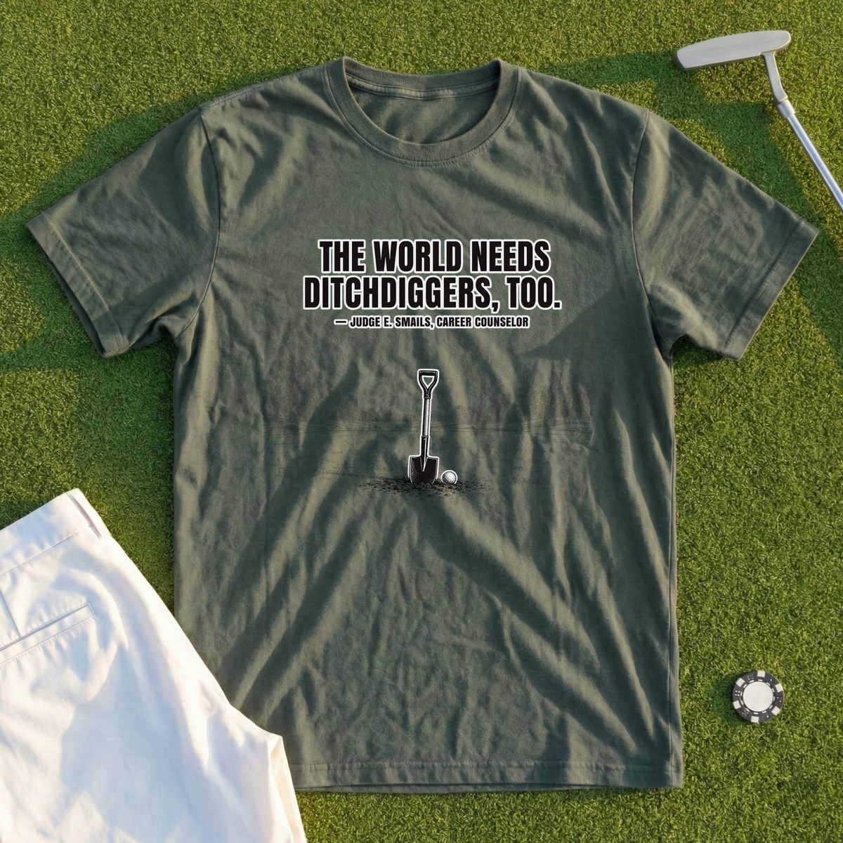 Ditch Diggers, Wide Fairway Shot Tee
