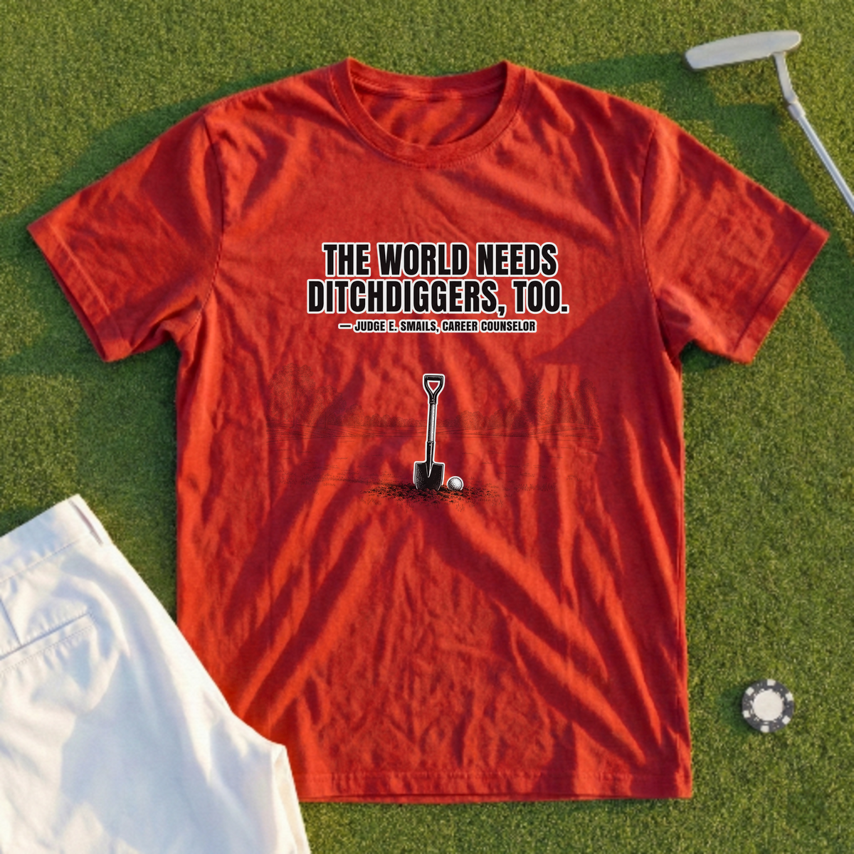 Ditch Diggers, Wide Fairway Shot Tee