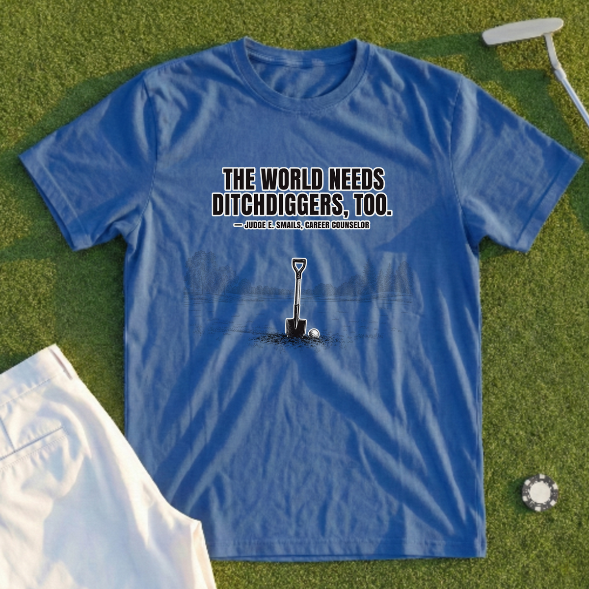 Ditch Diggers, Wide Fairway Shot Tee