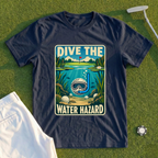 Dive The Water Hazard Travel Poster Tee