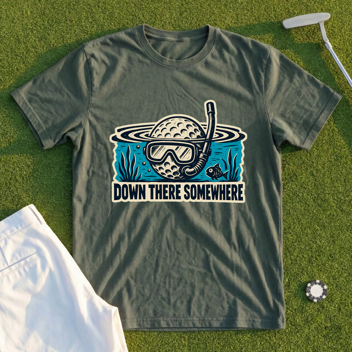 Down There Somewhere Tee