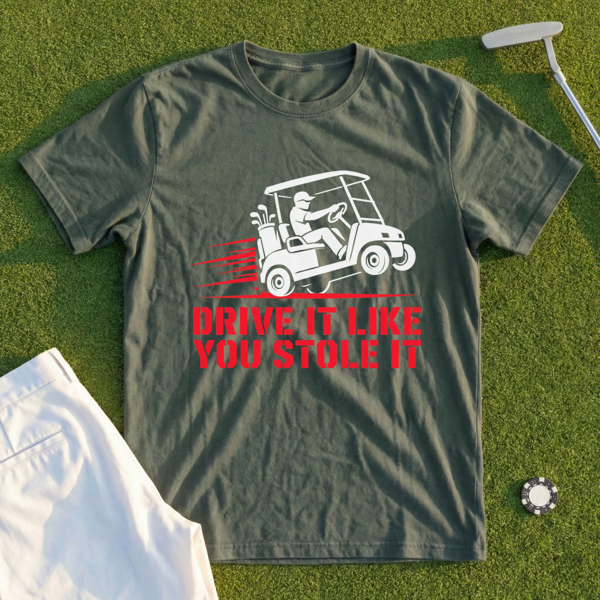 Drive It Like You Stole It, High-Contrast Tee
