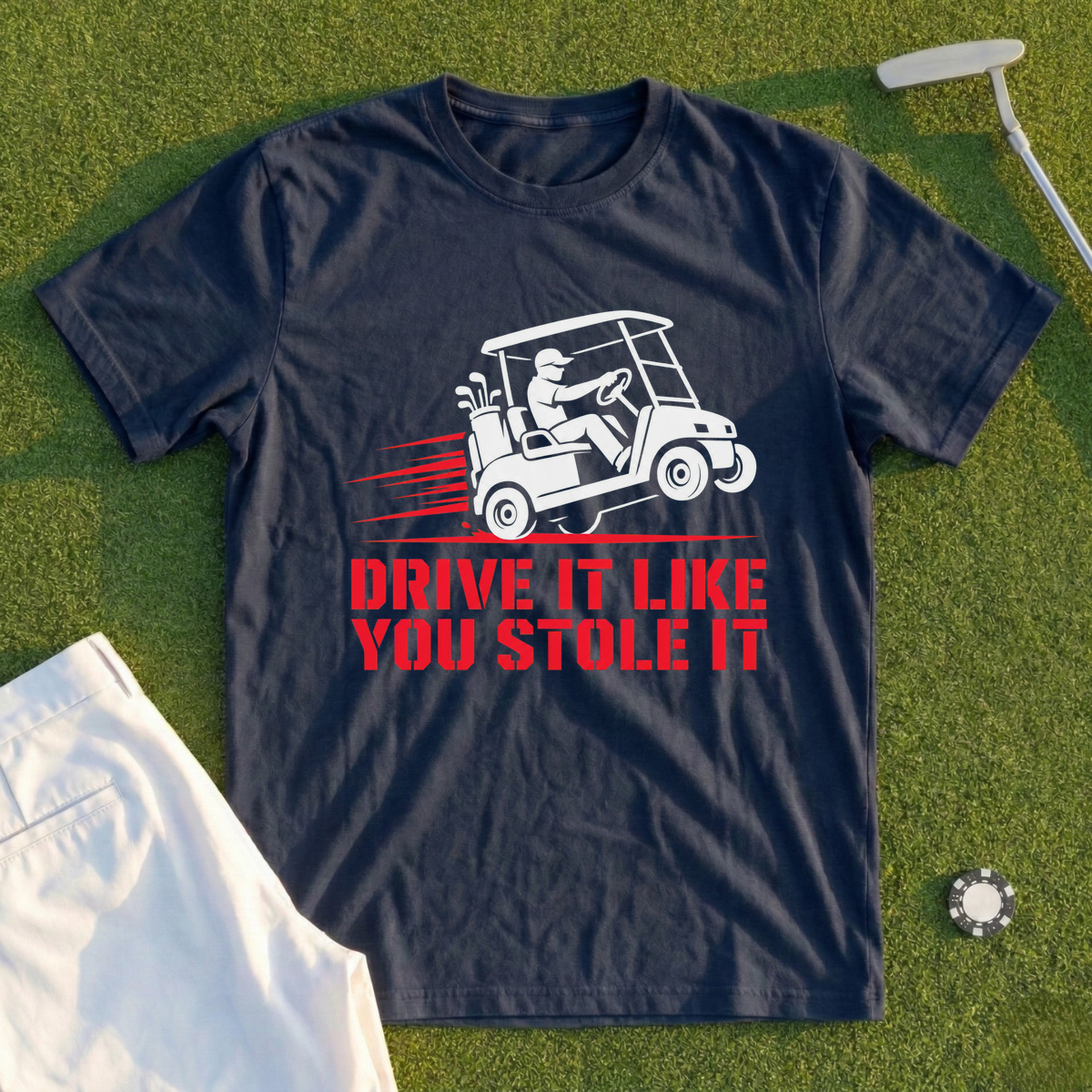 Drive It Like You Stole It, High-Contrast Tee