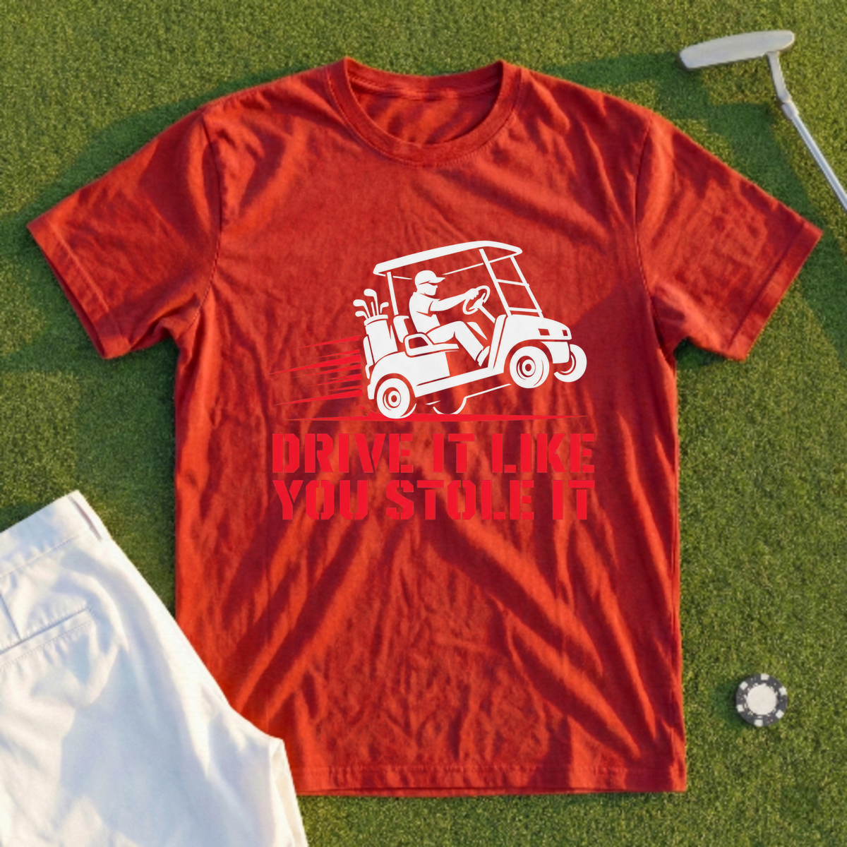 Drive It Like You Stole It, High-Contrast Tee