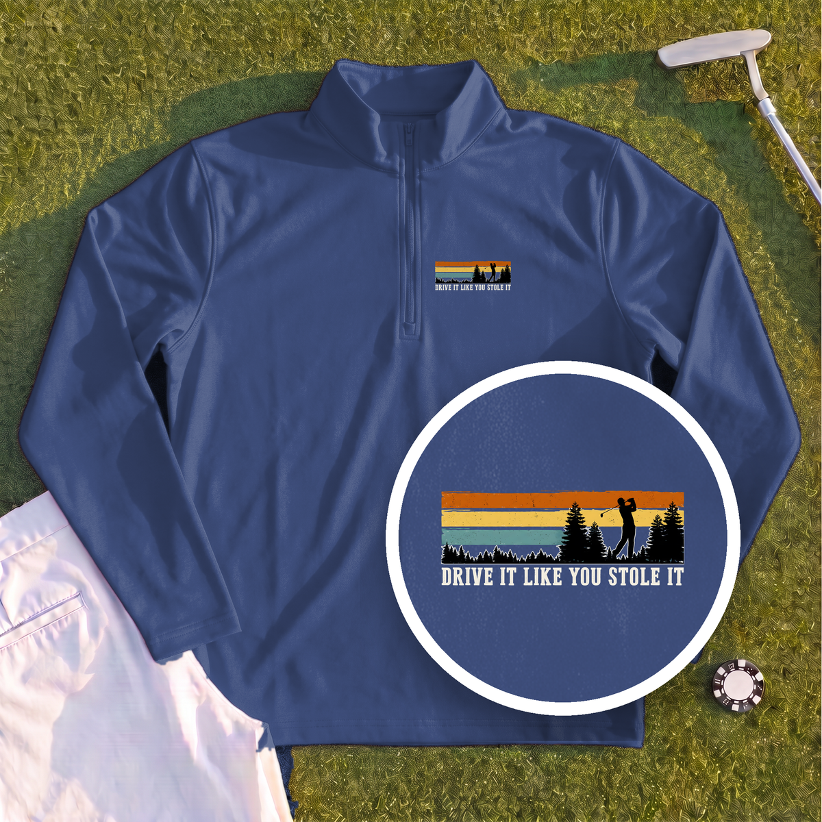 Drive It Like You Stole It Quarter Zip