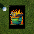 Dumpster Fire Golf Towel