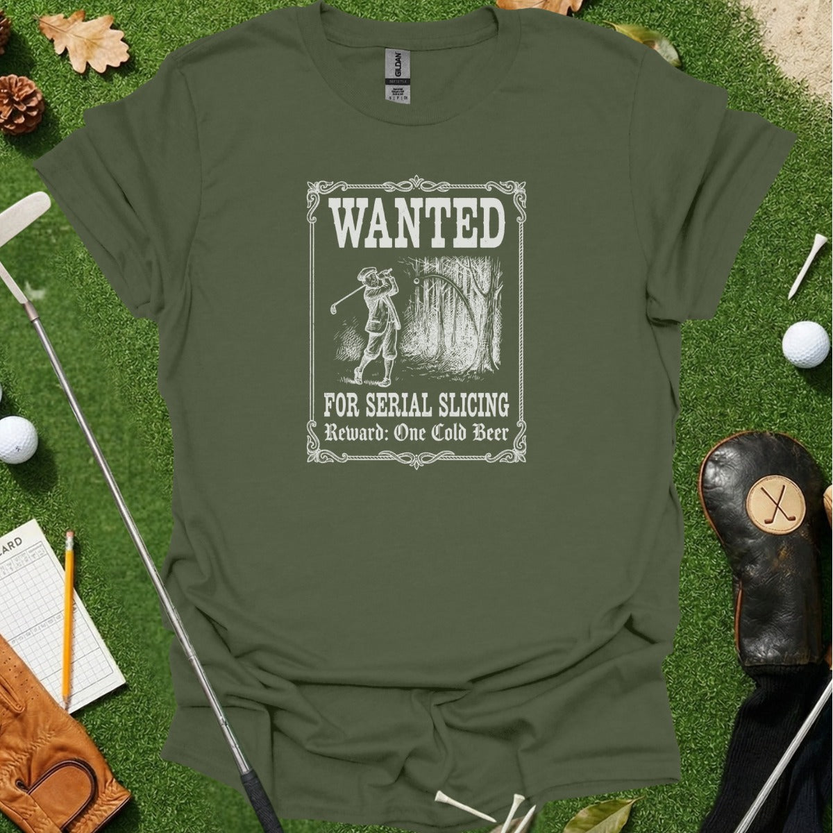Serial Slicer Wanted Poster Tee