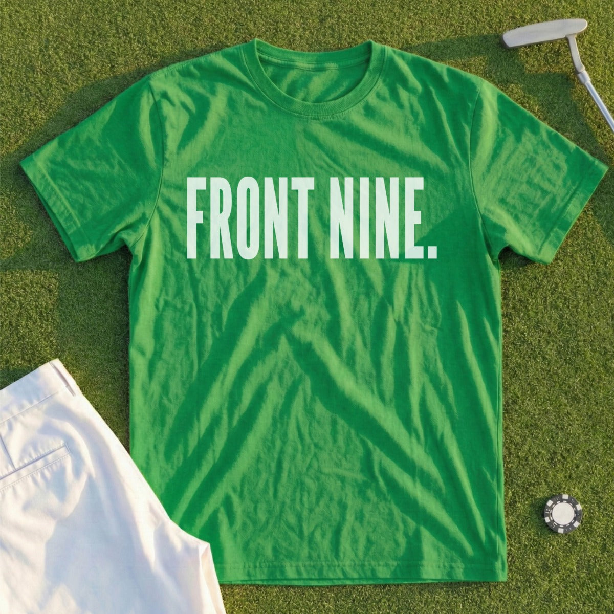 Front Nine Golf Enthusiast T-Shirt Ideal for Golf Lovers