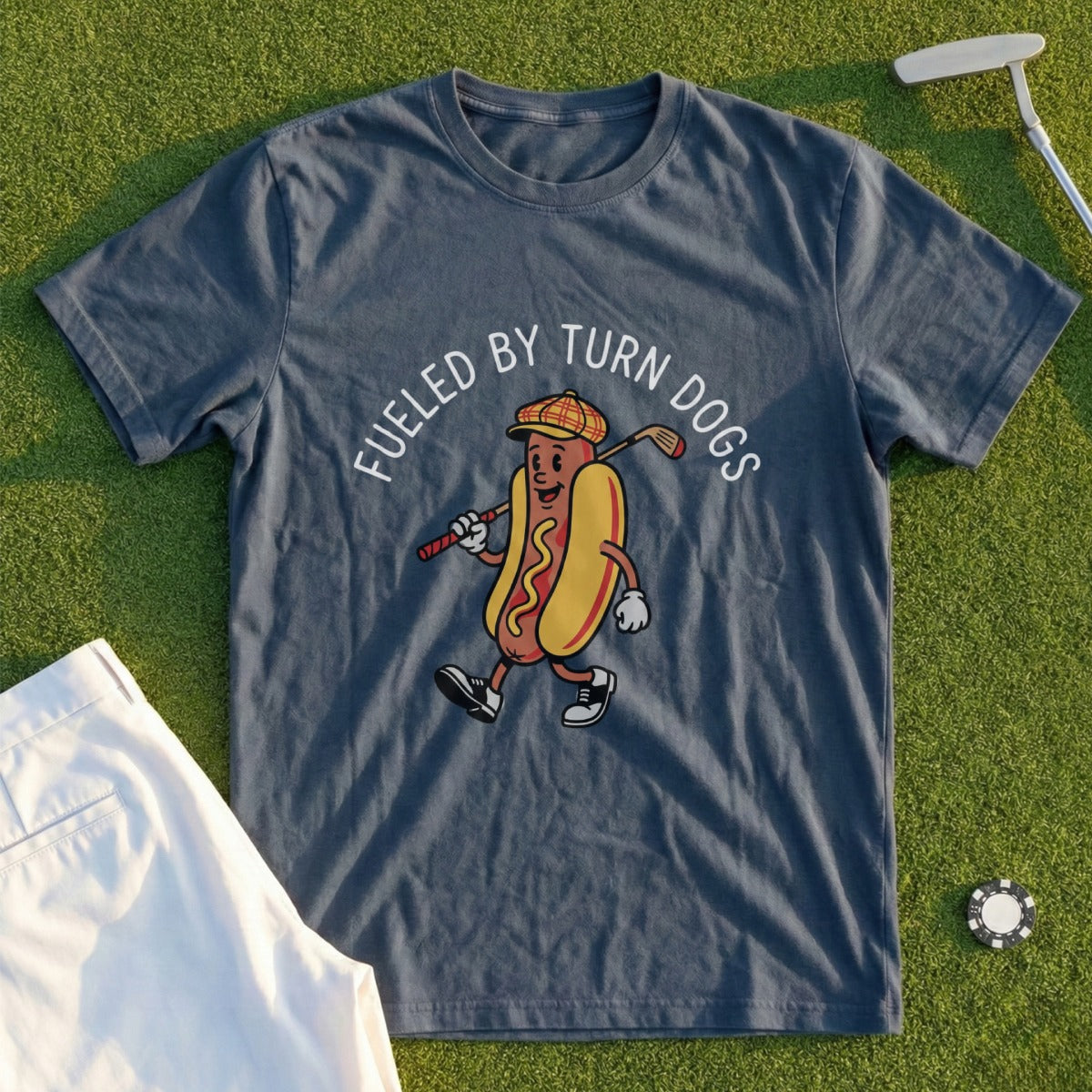 Fueled By Turn Dogs Graphic Tee Golf T-Shirt