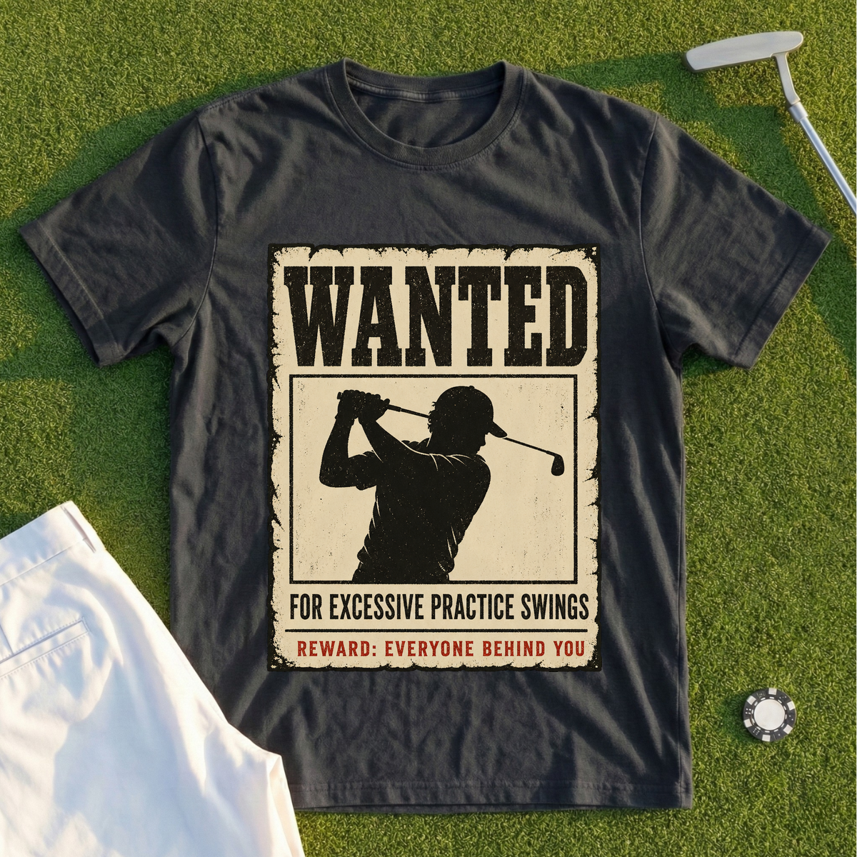 Excessive Practice Swings Tee