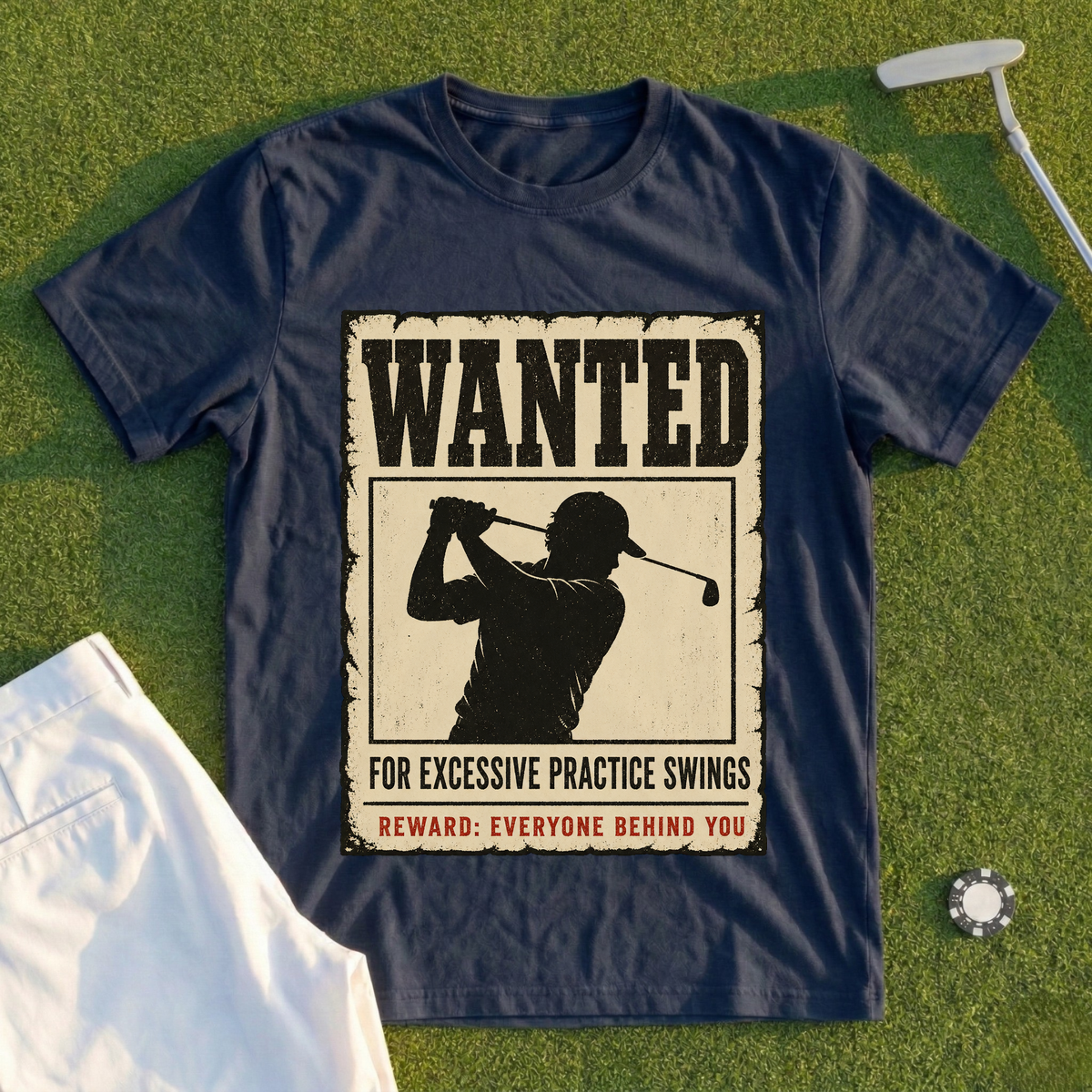 Excessive Practice Swings Tee