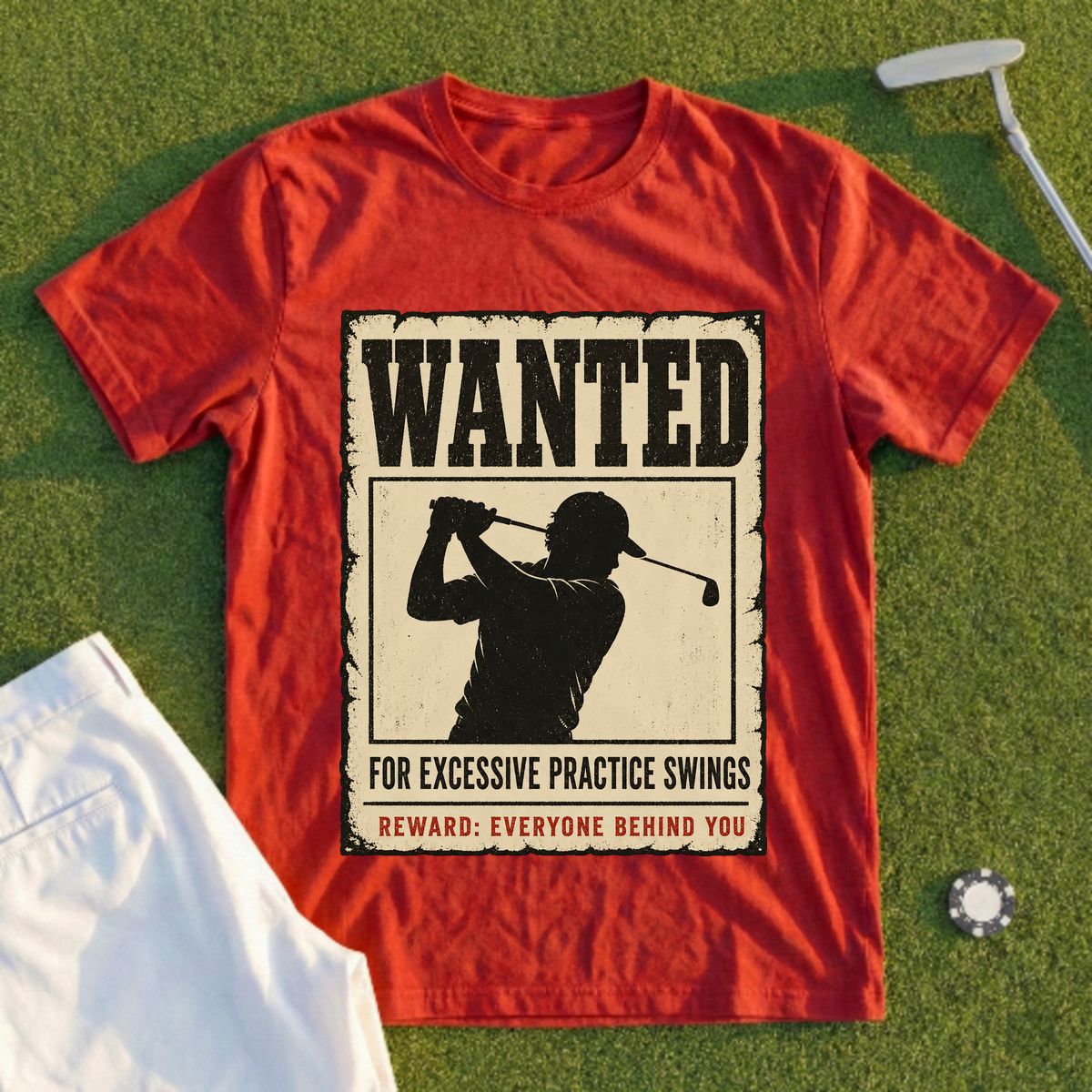 Excessive Practice Swings Tee
