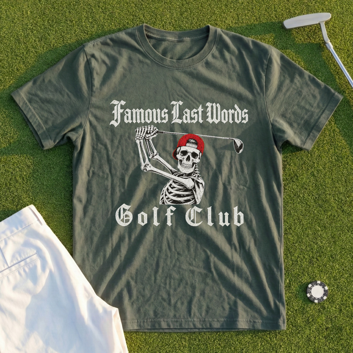Famous Last Words Golf Club Tee