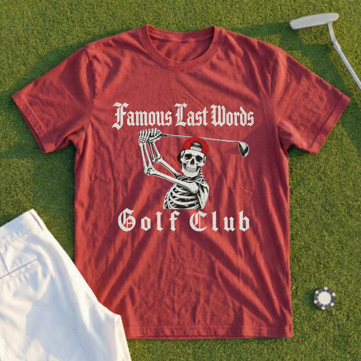Famous Last Words Golf Club Tee