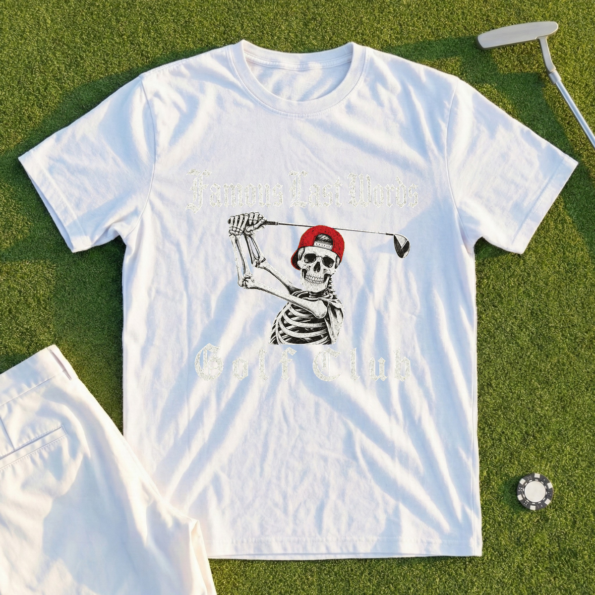 Famous Last Words Golf Club Tee