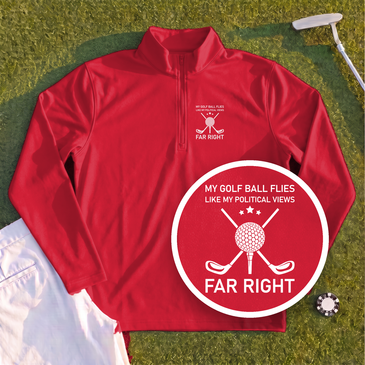 Far Right Quarter Zip