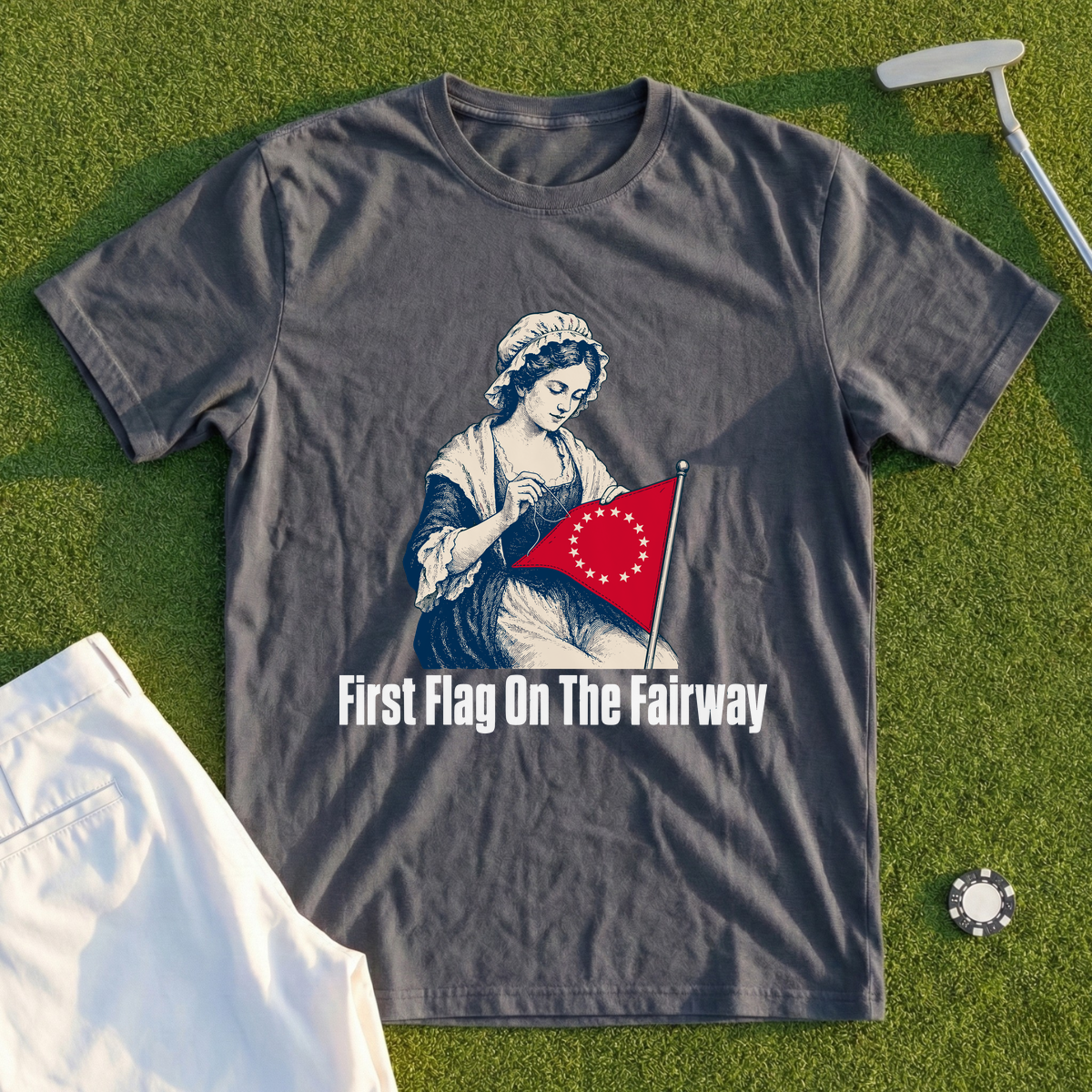 First Flag On The Fairway Tee
