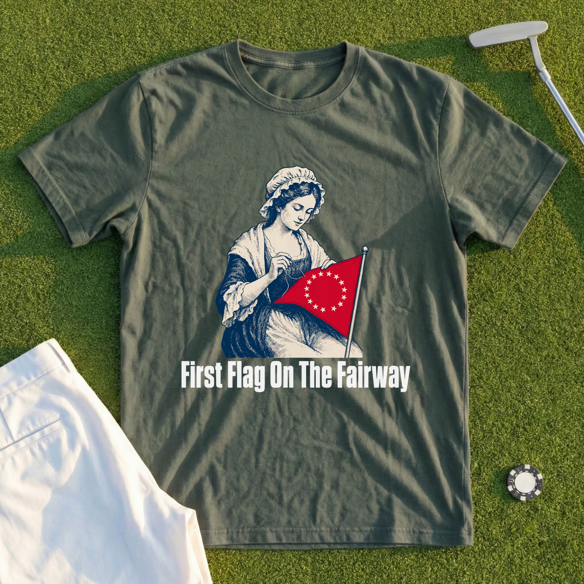 First Flag On The Fairway Tee