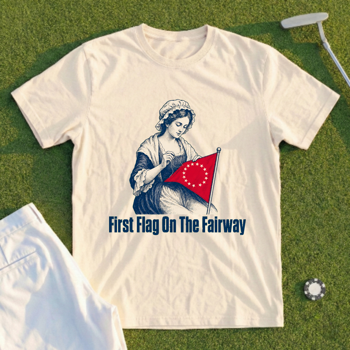 First Flag On The Fairway Tee