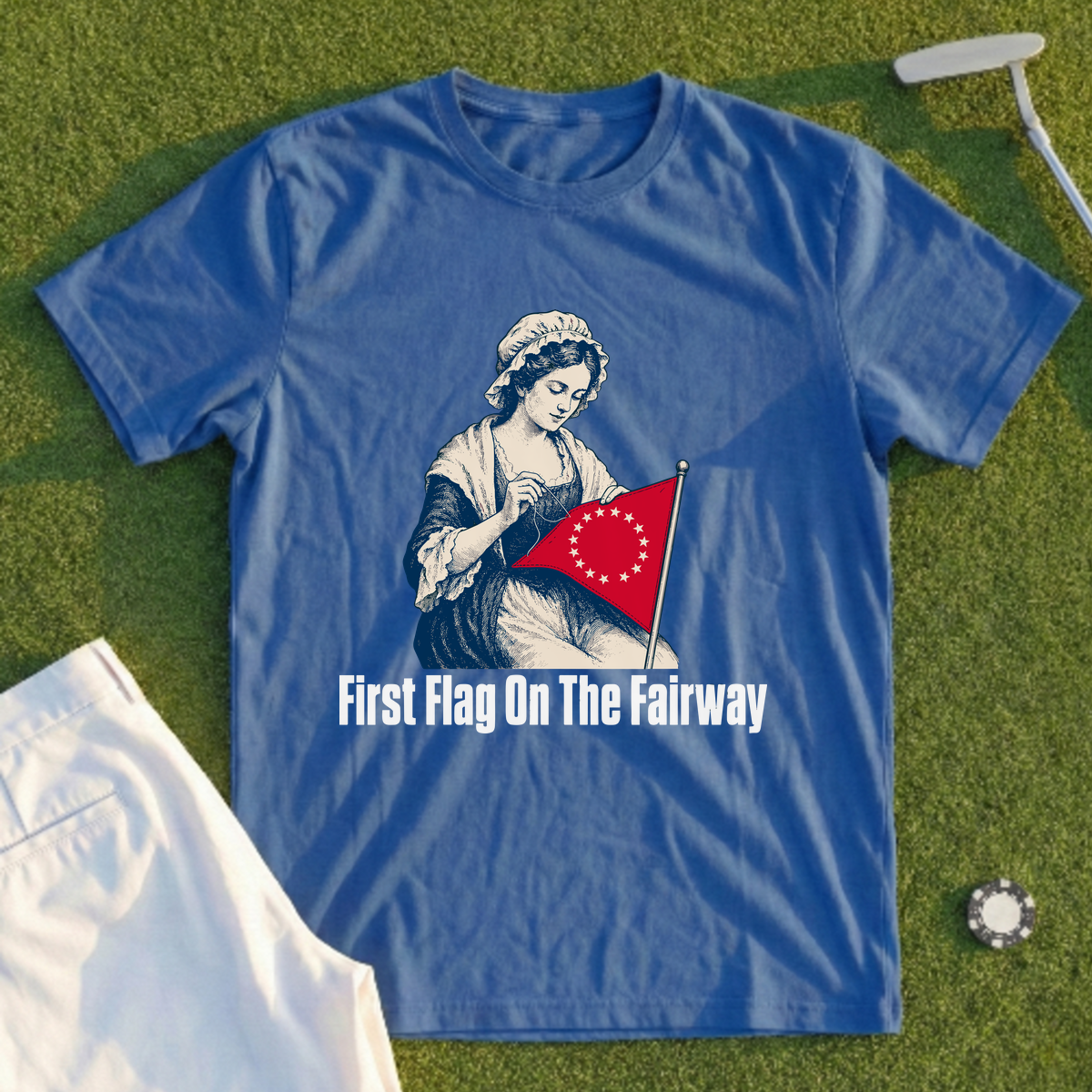 First Flag On The Fairway Tee