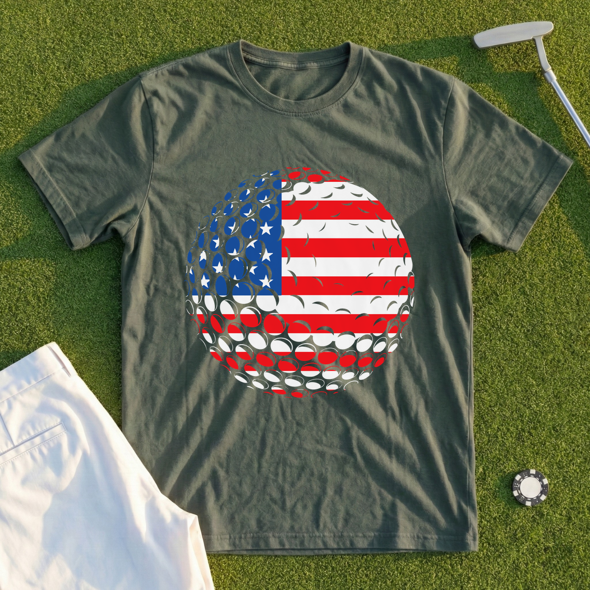 Flag Ball Tee